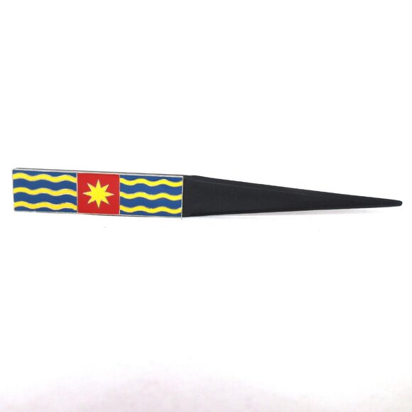 ACME Studio Siena Business/Credit Card Case + Letter Opener  Vintage Letter Opener by ACME Studio Architect Michael Graves Enamel Handle
